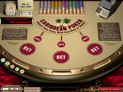 Caribbean Stud poker BetMan 884740